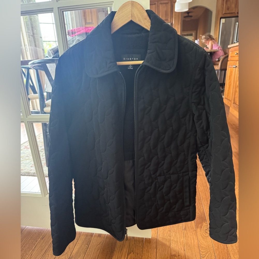 Braetan Black Quilted Jacket